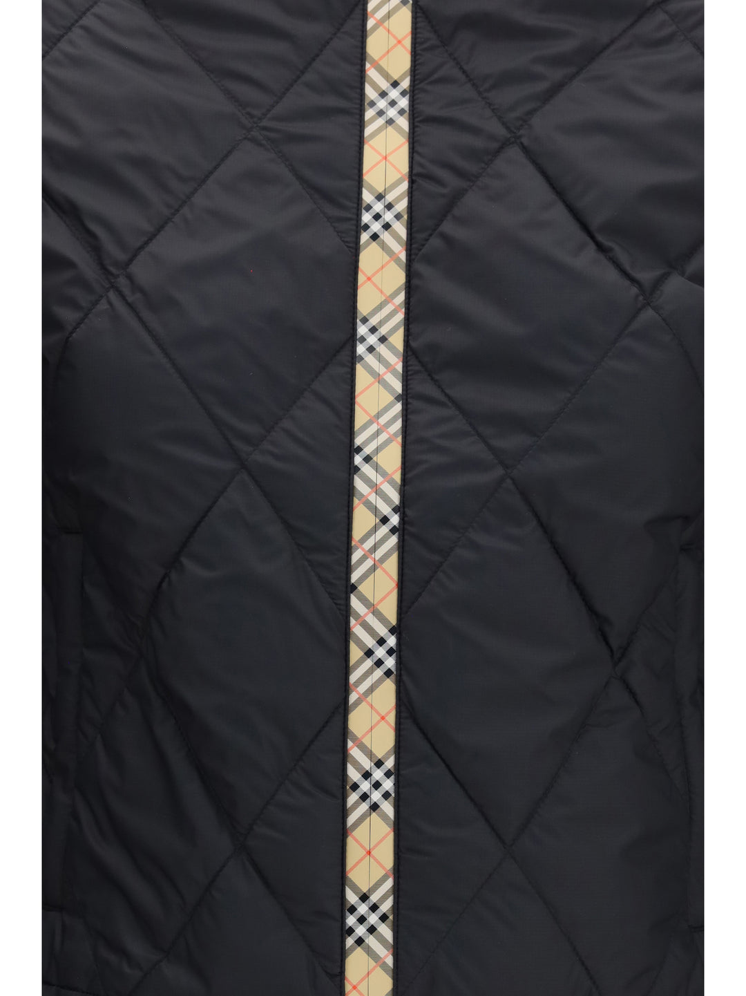 Bramford quilted nylon Jacket with Check tape 3