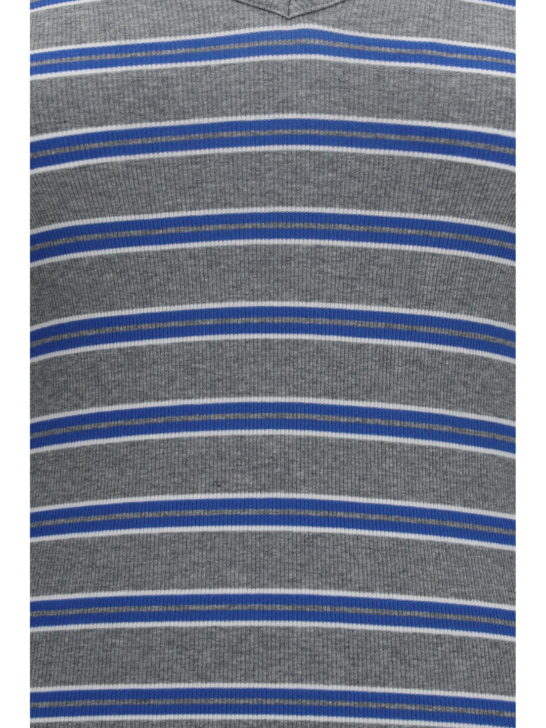 Ribbed V-neck long-sleeve T-shirt 3