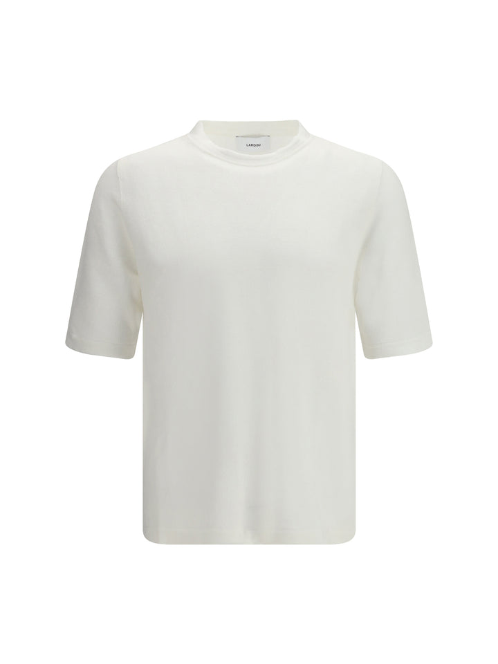 Linen and cotton knit T-shirt 1