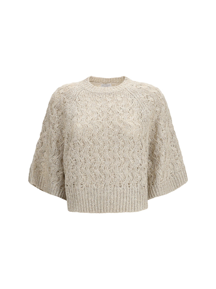 Open-knit construction Sweater 1