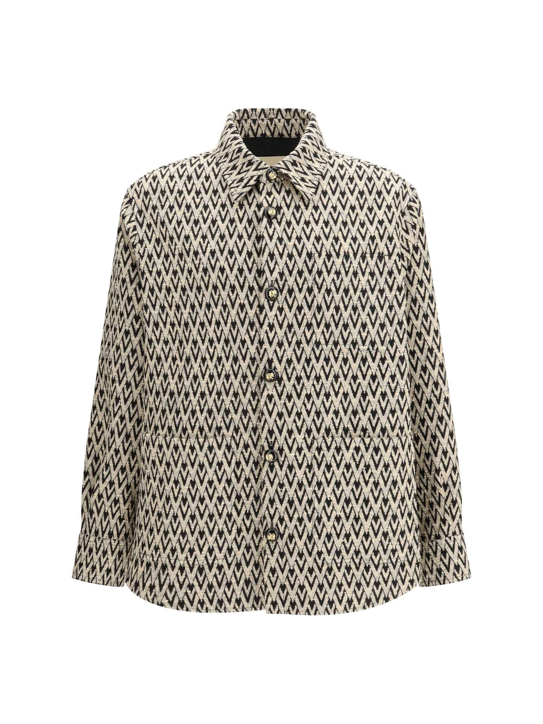 Mixed cotton jacquard Toute La V Jacket