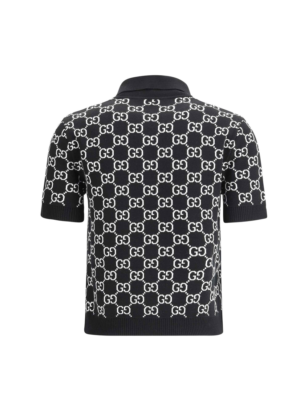 GG wool jacquard Polo Top