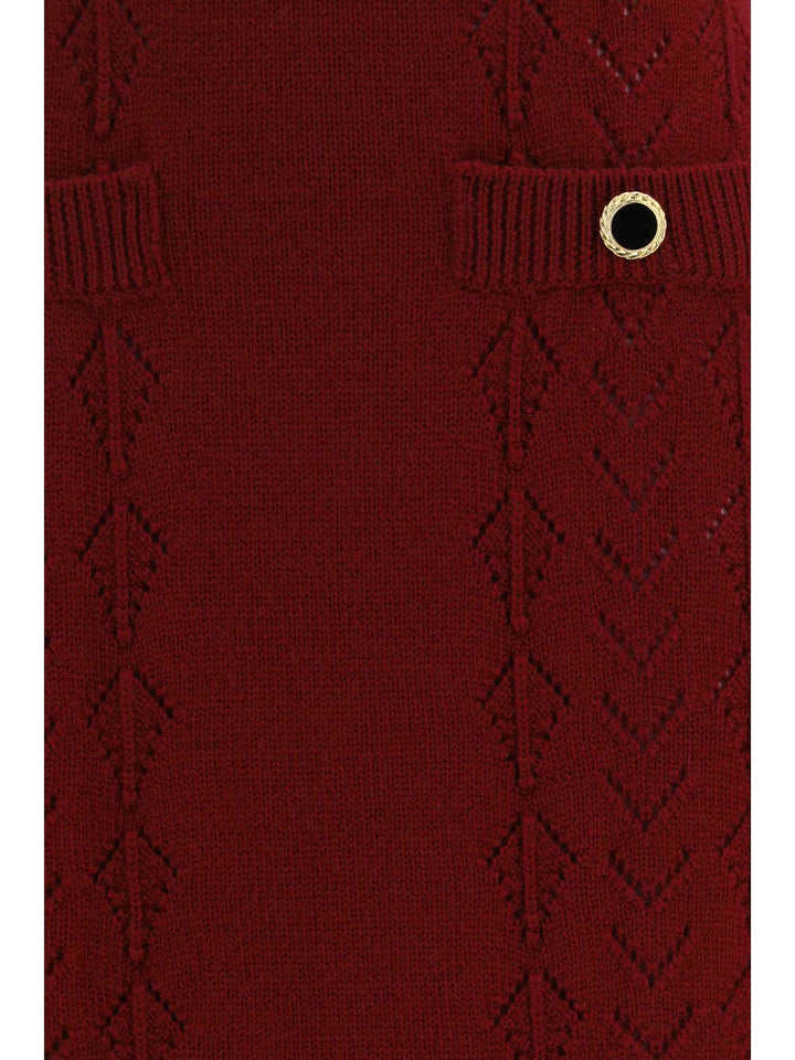 Merino wool midi Skirt