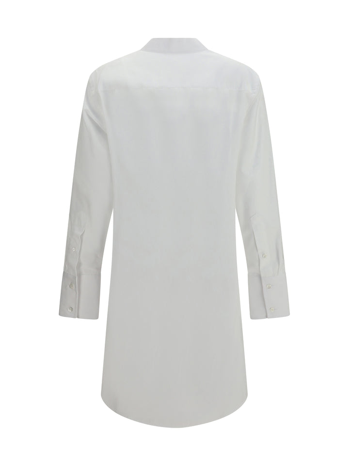 Raw-edge cotton mini Dress 2