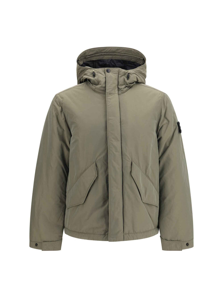 Padded micro twill Jacket