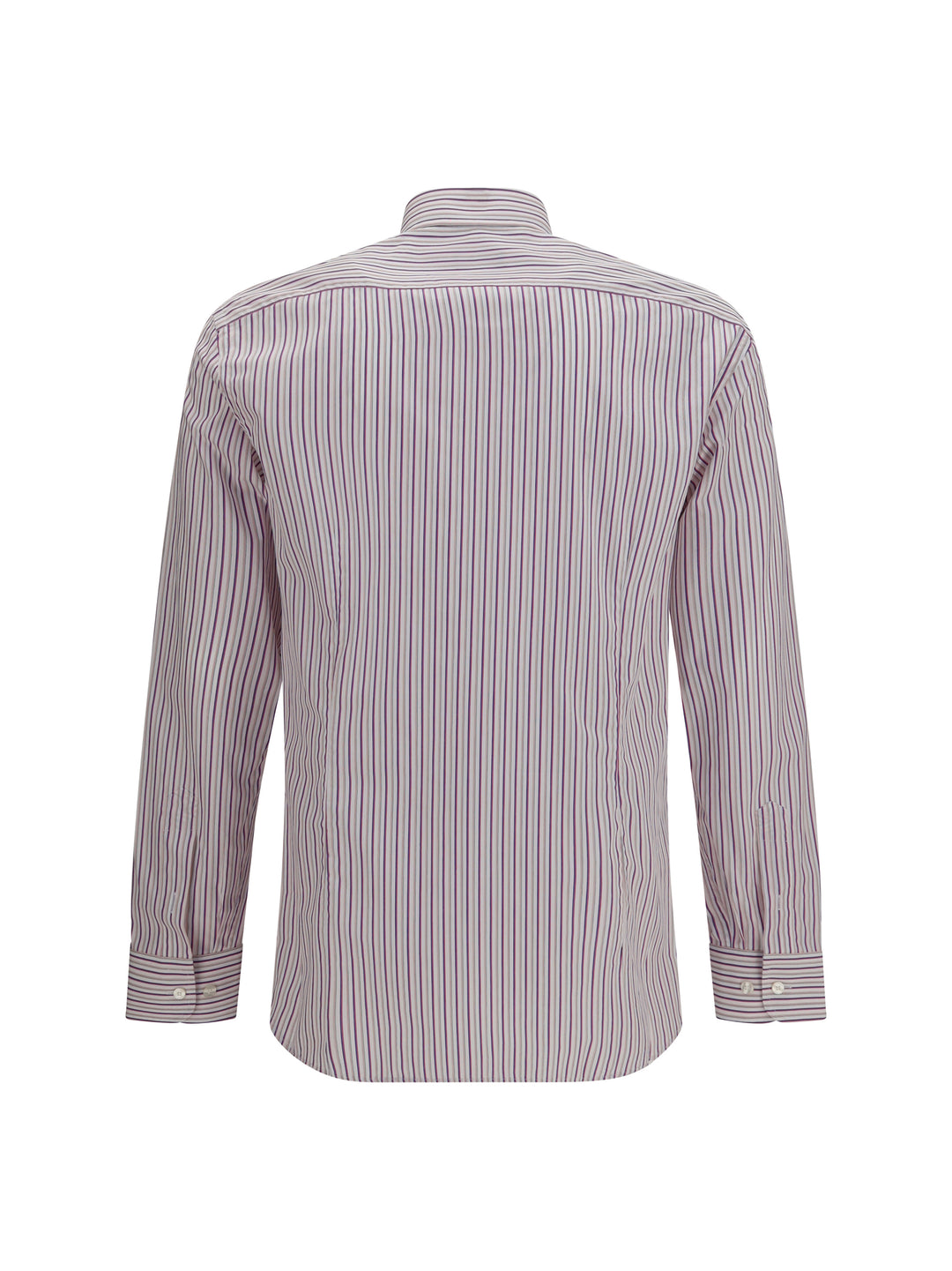 Roma striped cotton Shirt with Pegaso logo 2