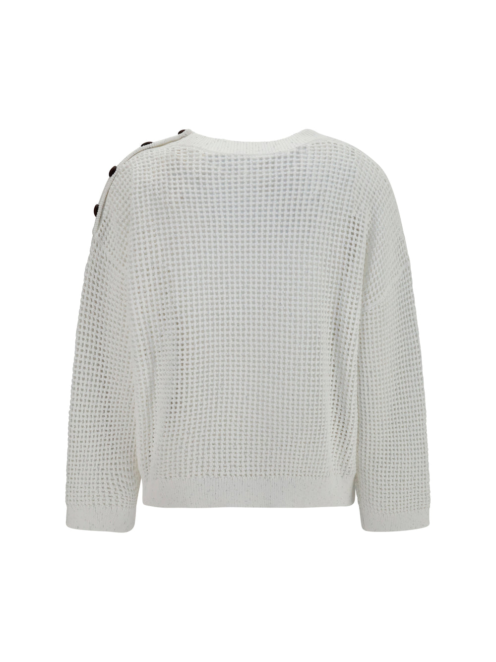 Openwork Sweater with shoulder buttons 2