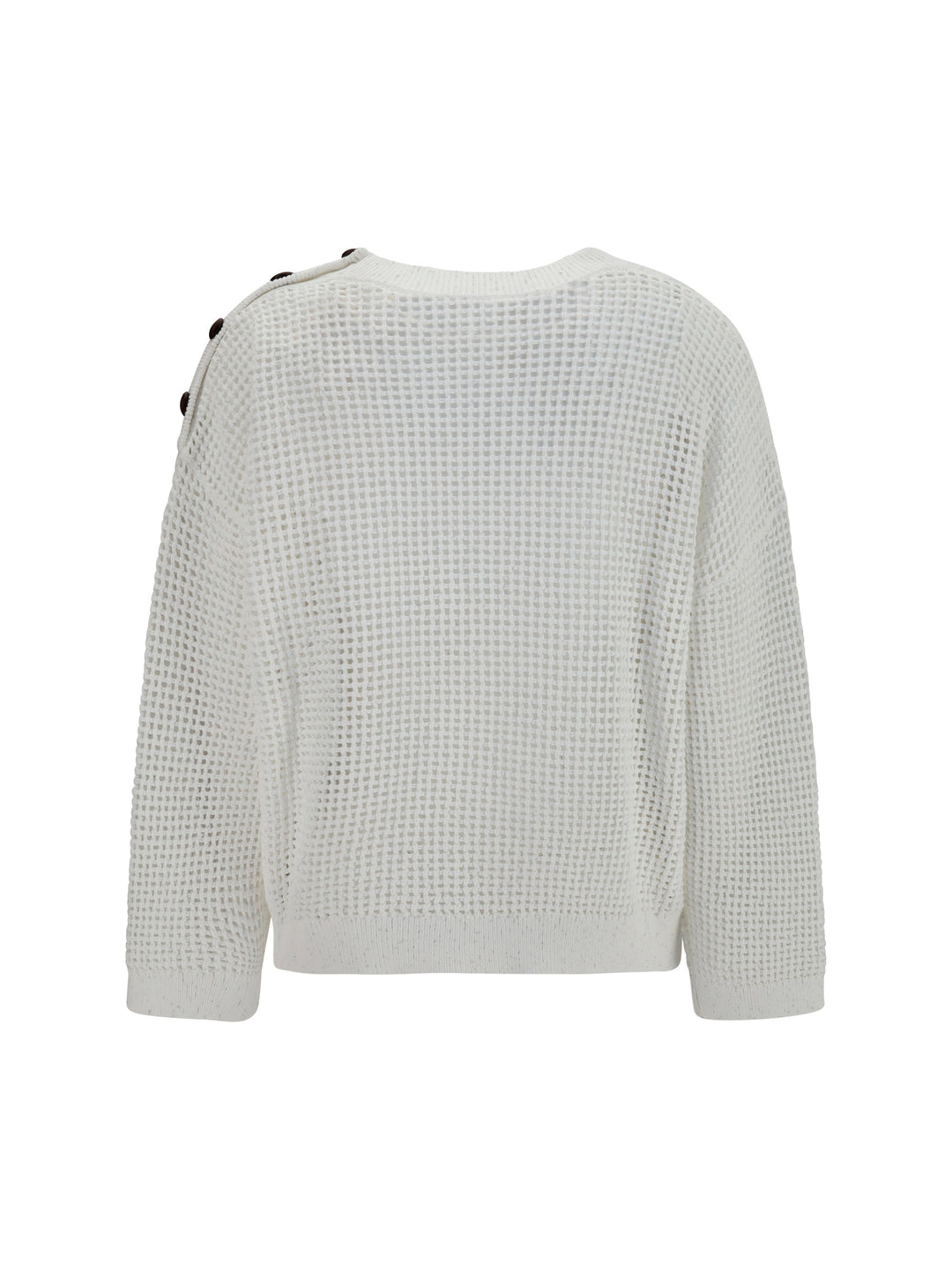 Openwork Sweater with shoulder buttons 2