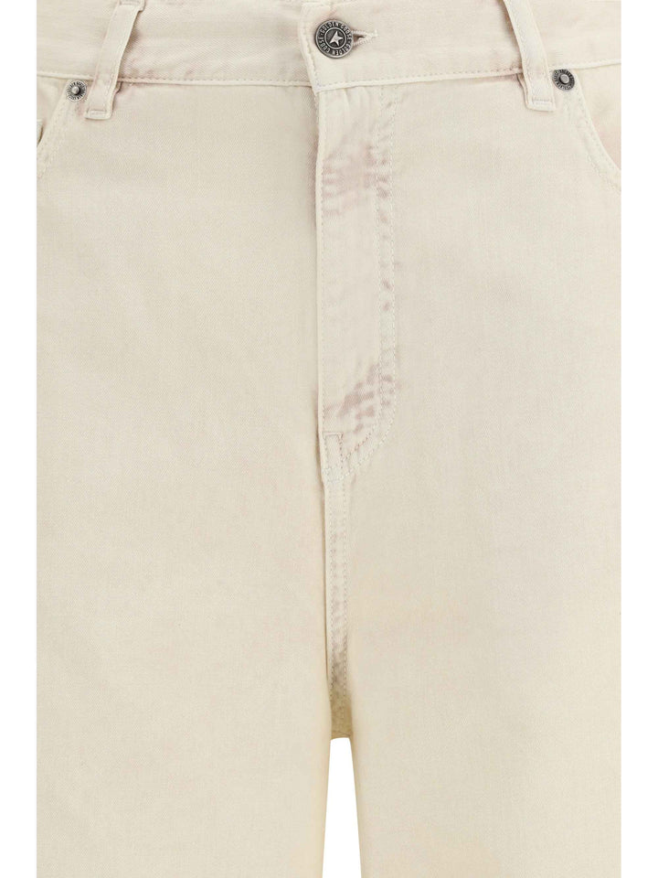 Wide-leg cotton denim Jeans