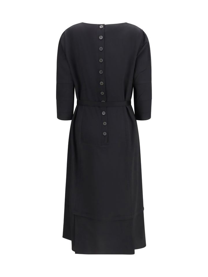 Wool and silk midi Dress 2