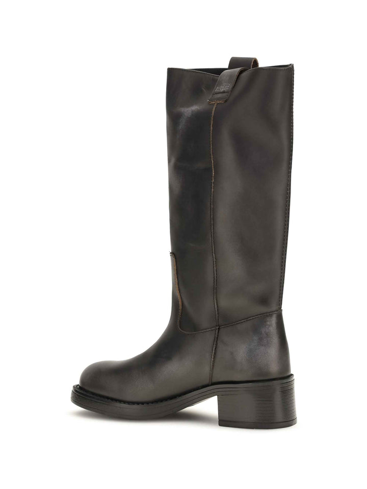 Sajan Vintage leather high Boots
