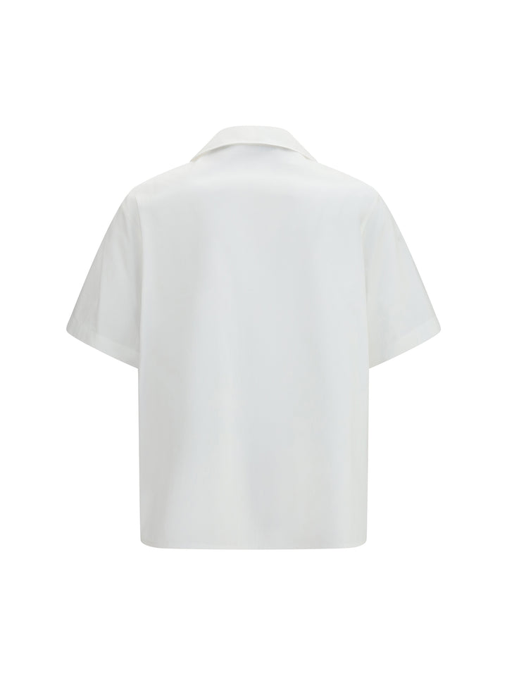 Cotton poplin bowling Shirt with VGold 2