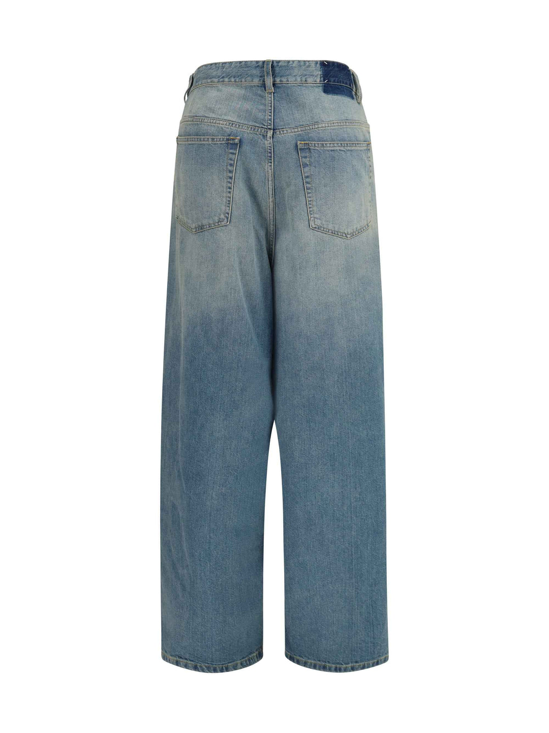 Wrap wide-leg Jeans