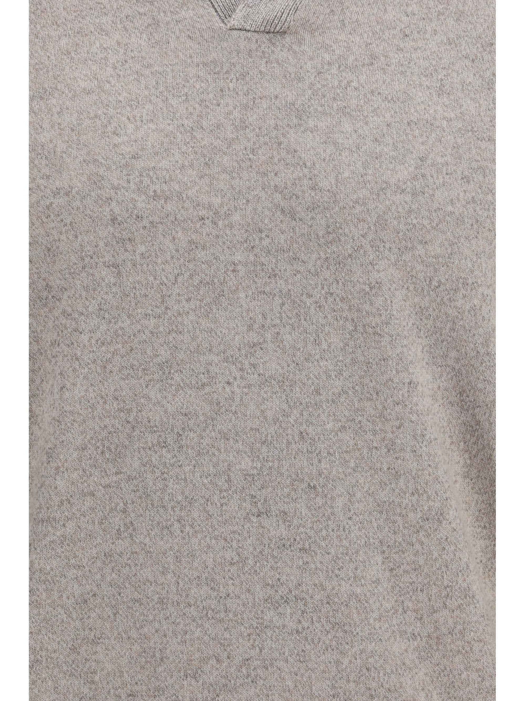 Mouliné cashmere knit Polo