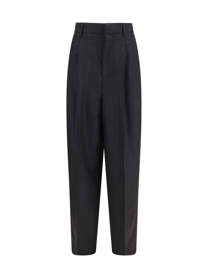 AMI PARIS Pants / Jeans in GRIS CARBONE/MARRON CHOCO