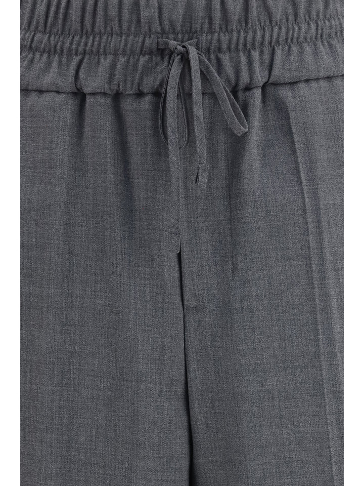 Wool Pants with elasticated waist 3