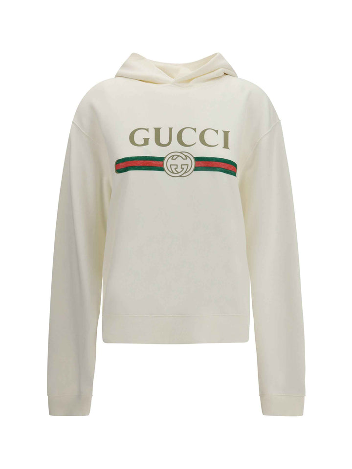 Cotton and cashmere jersey Hoodie