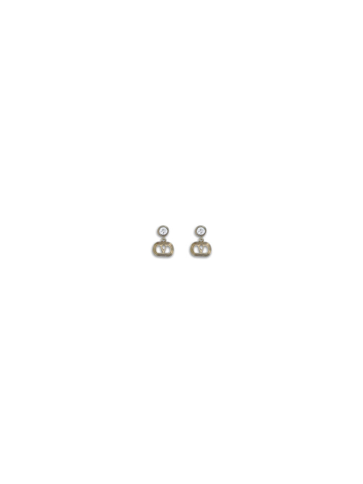 Ovalette Earrings in metal and Swarovski® crystals 1