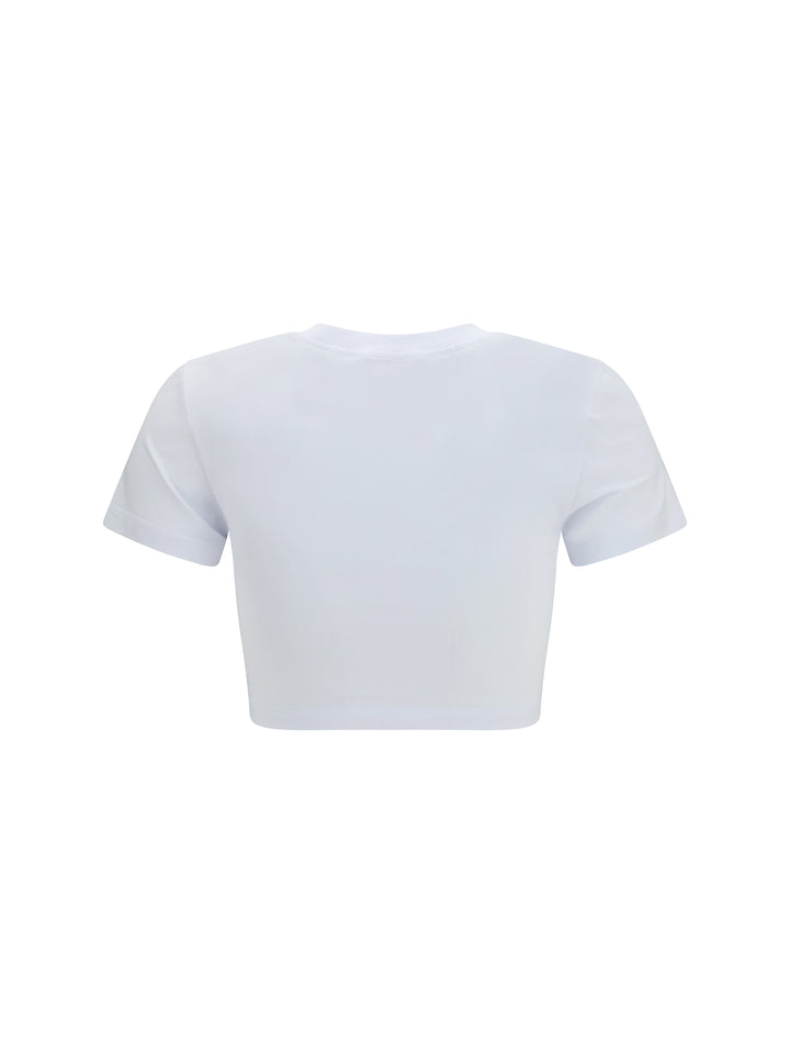 Angels patch cropped T-shirt 2