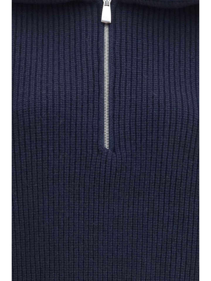 Cashmere high-neck zip Sweater