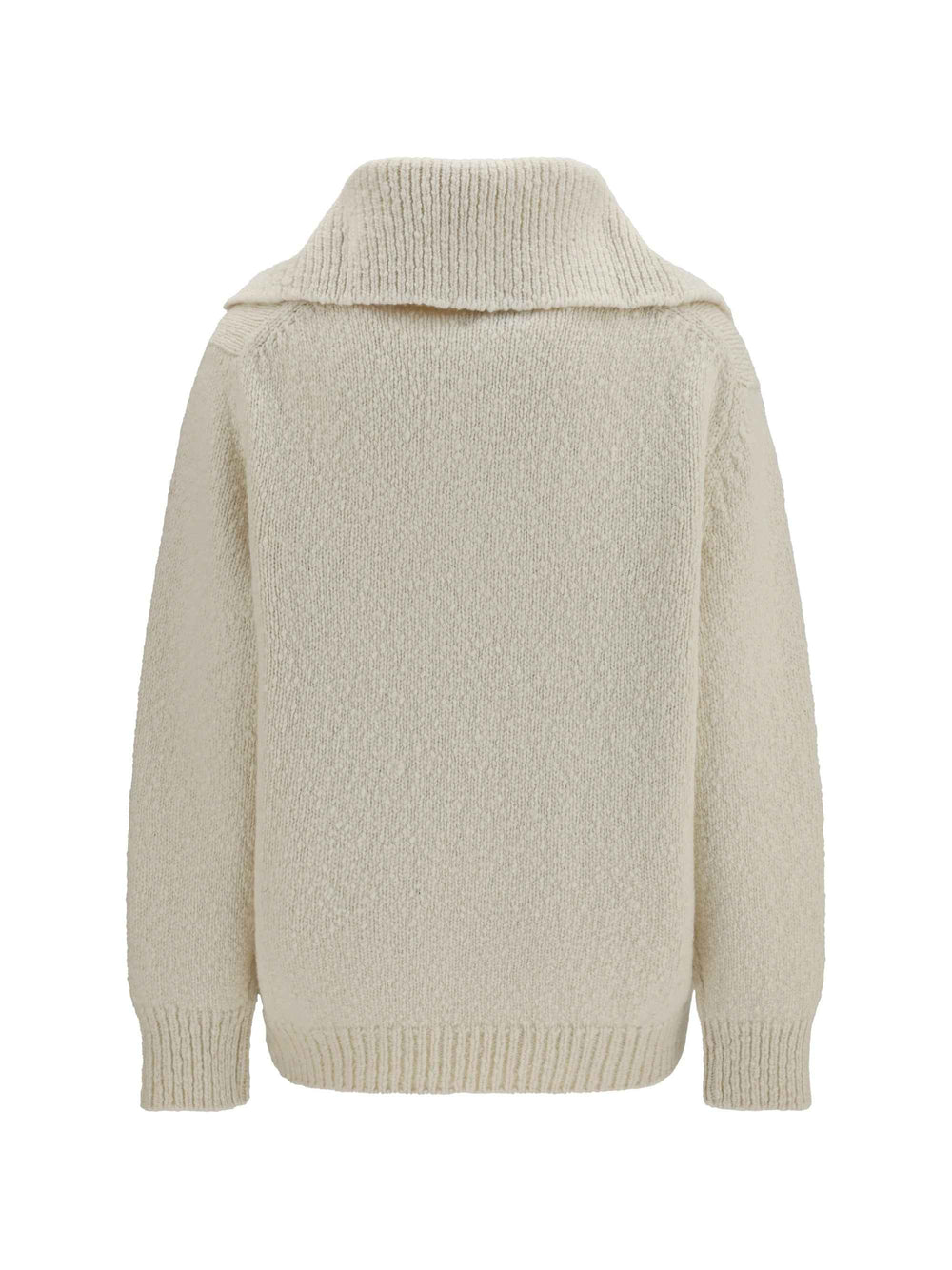 High-neck sailor Sweater with buttons