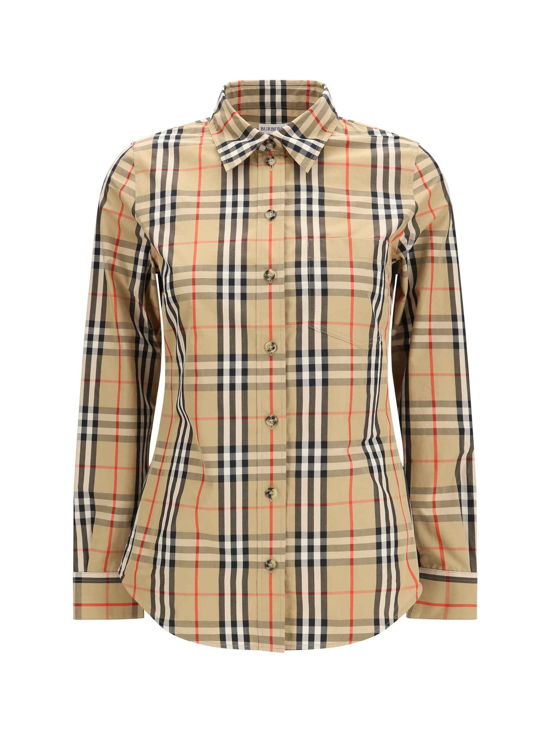 Stretch cotton Check Shirt