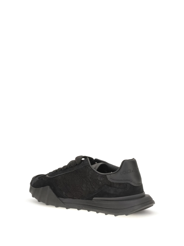 Leather and lace Sneakers 3