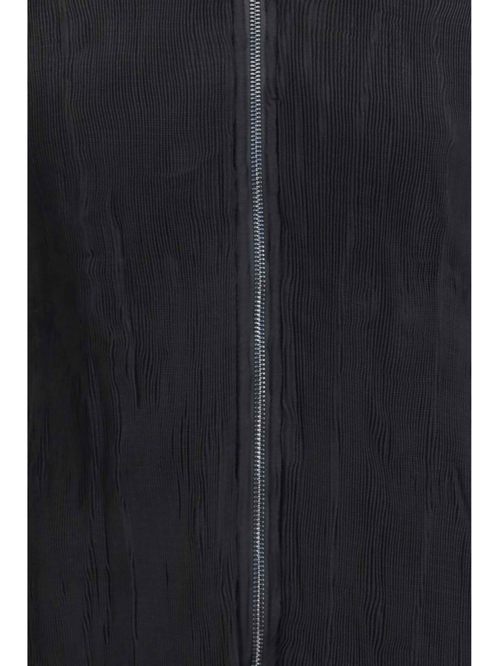 Jacket short padded jacket with striped fabric