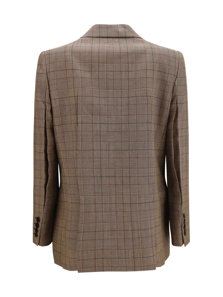 Checked double-breasted Blazer