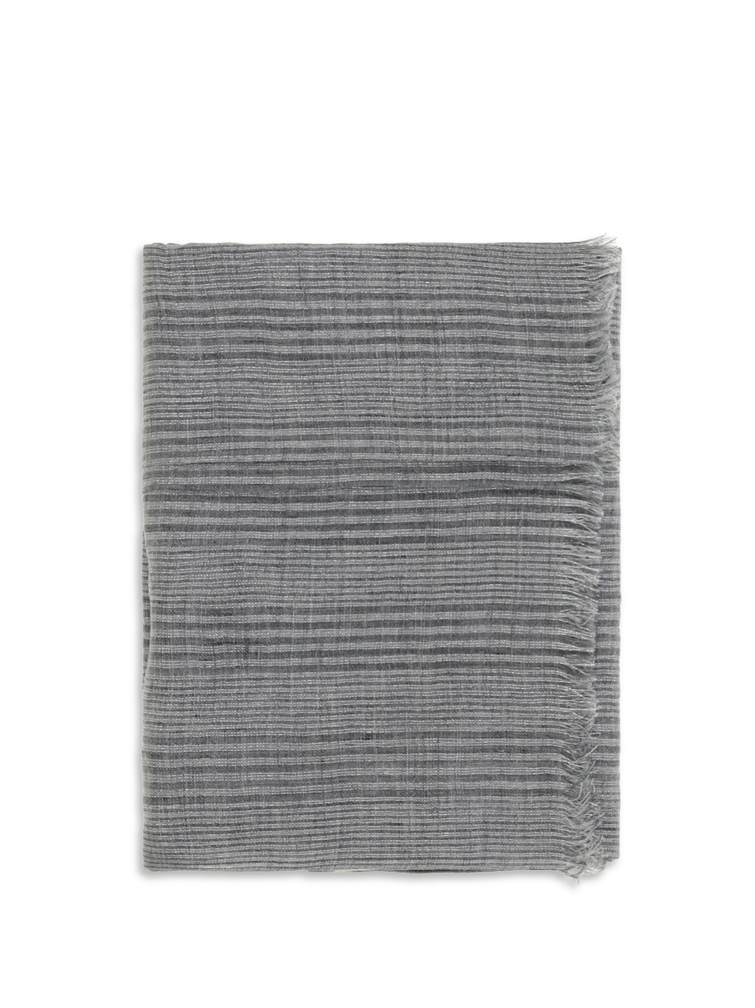 Linen Scarf with lurex details 1