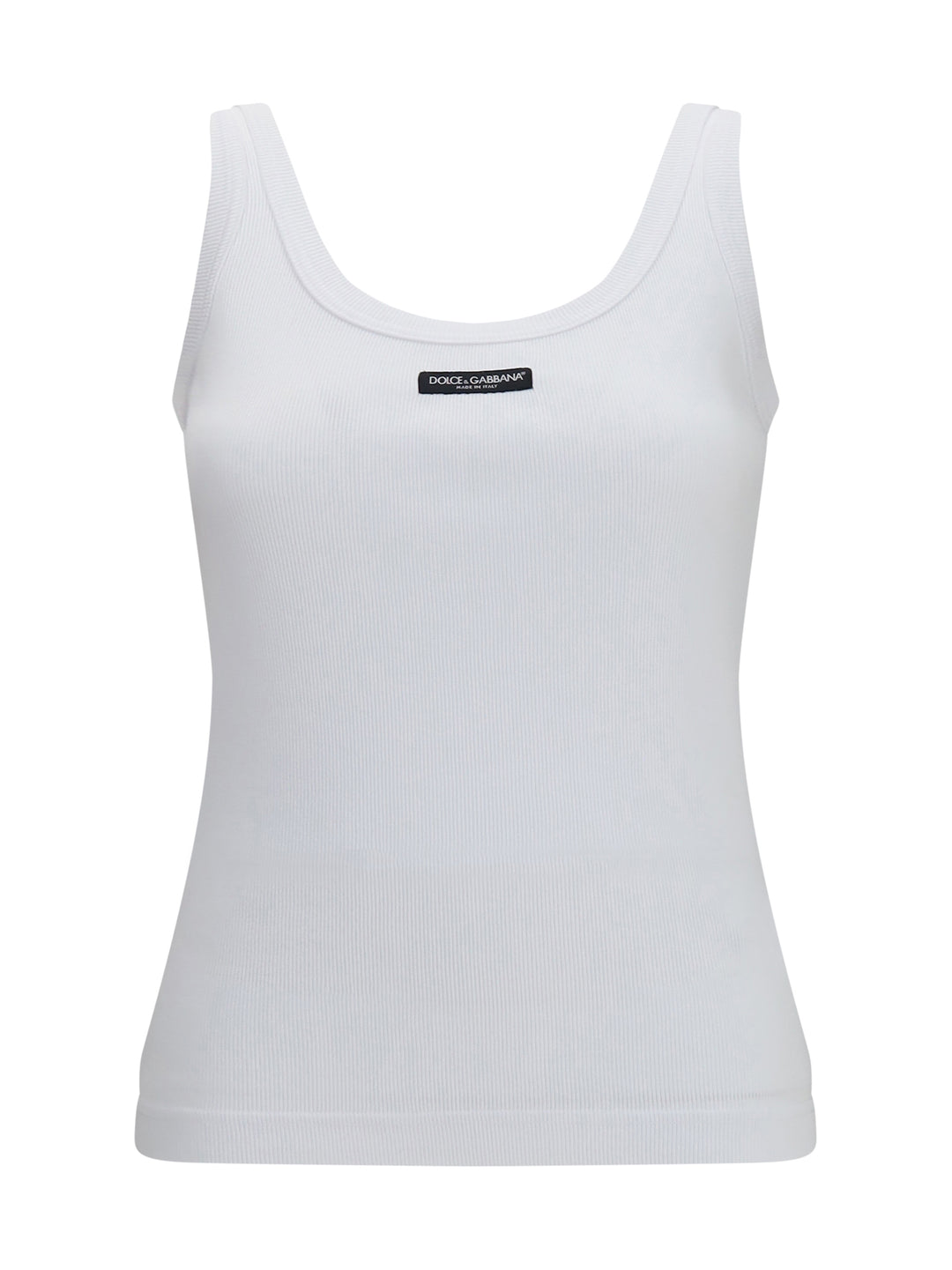 Ribbed Logo Tank Top 1