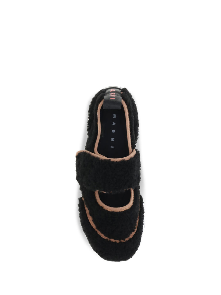 Mary Jane shearling Sneakers 4
