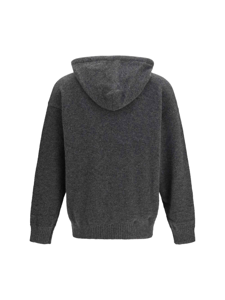 Cashmere and silk hooded Sweater