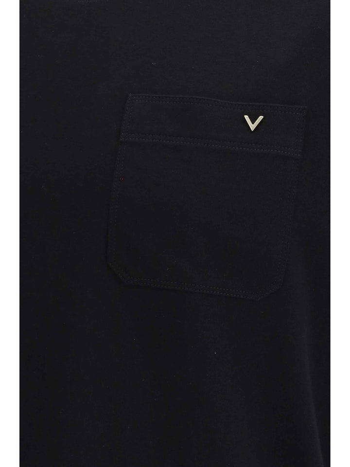 Cotton T-shirt with VGold