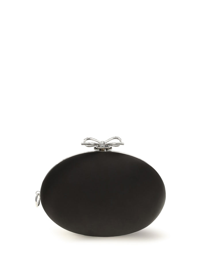 Oval satin Clutch 1