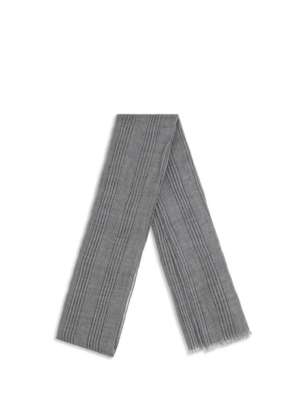 Linen Scarf with lurex details 2