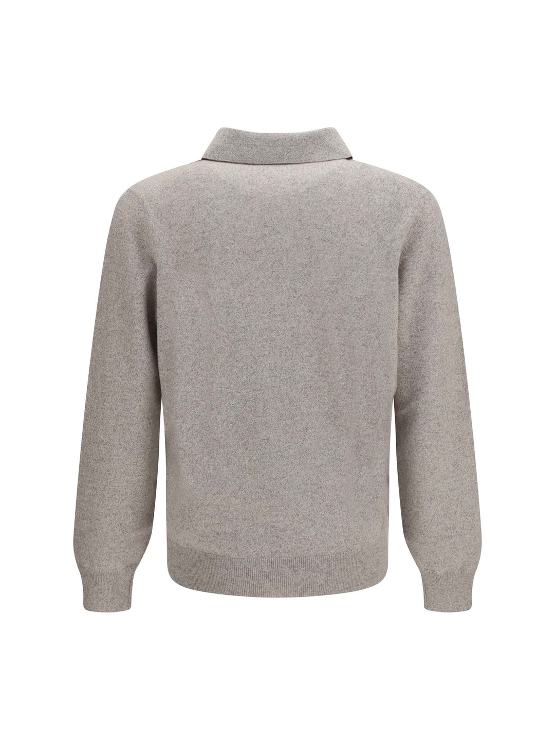 Mouliné cashmere knit Polo