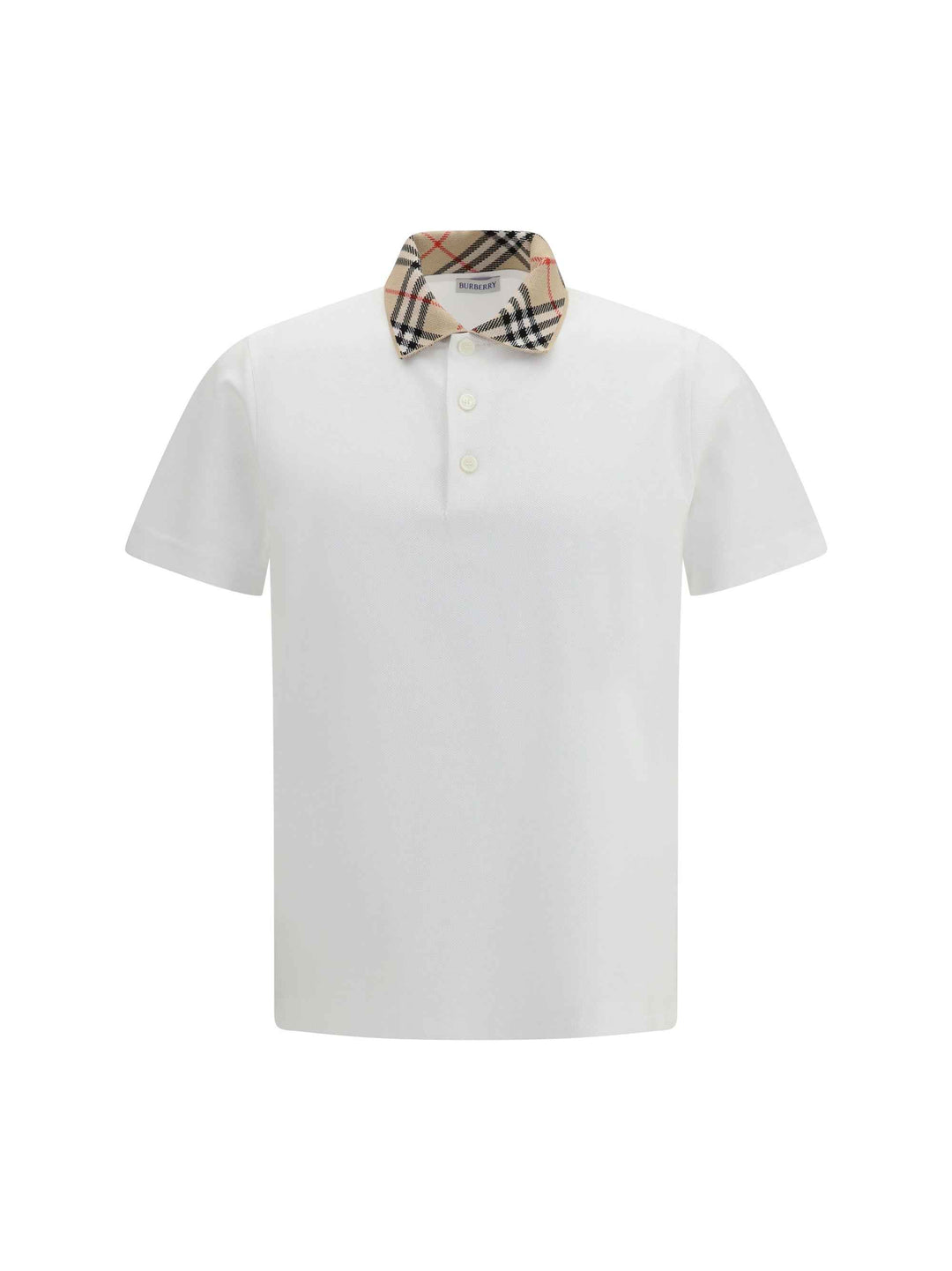 Cotton Check collar Polo