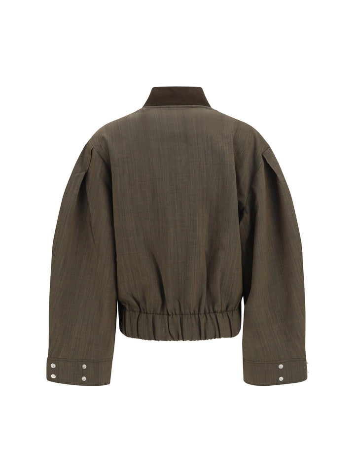 Lightweight wool Bomber Jacket 2