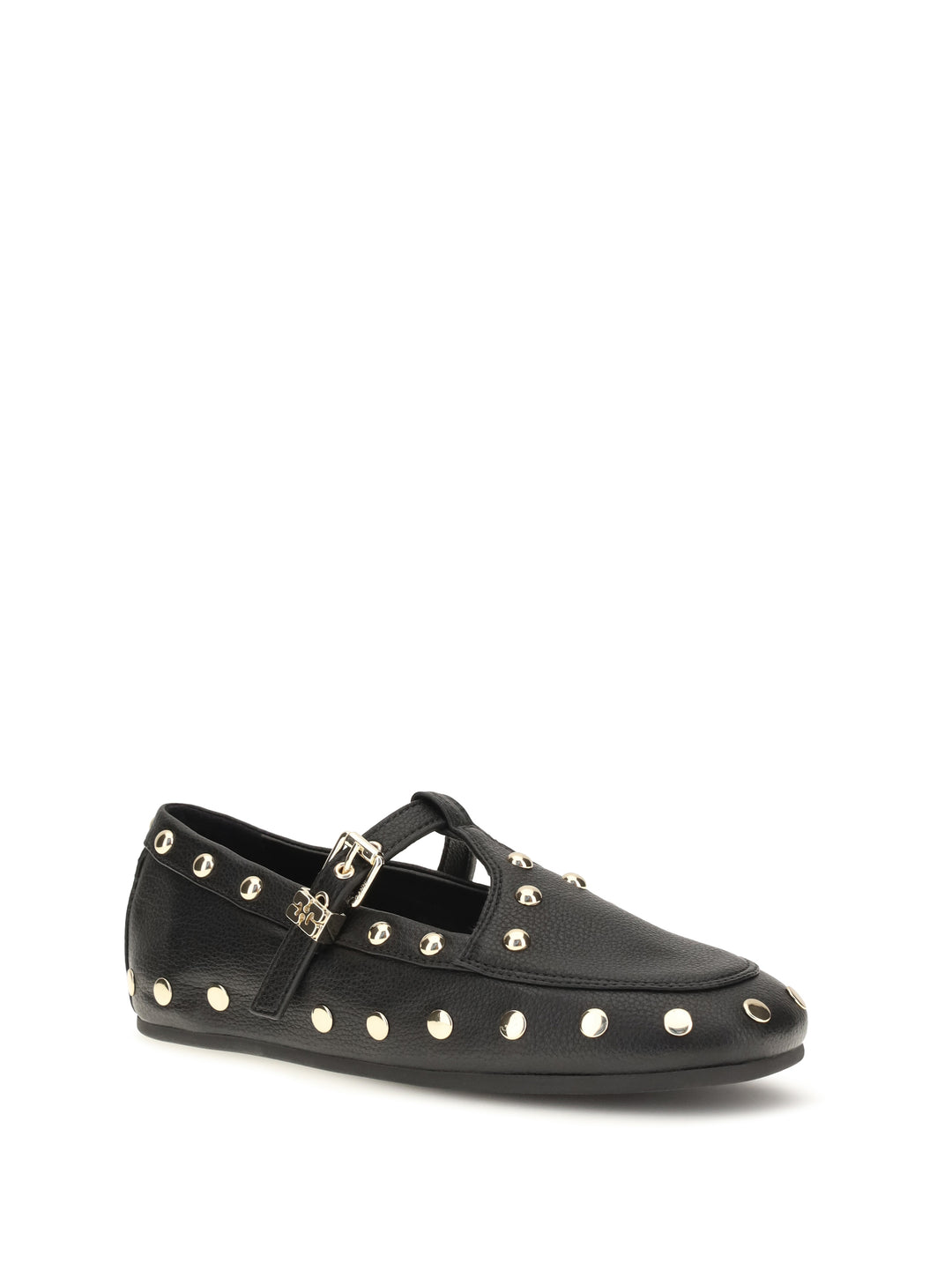 Mary Jenny studded Ballerinas in pebbled leather 2