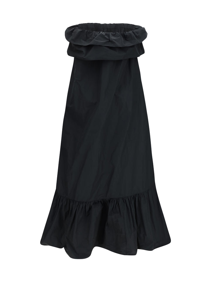 Sleeveless country Dress in technical canvas 2