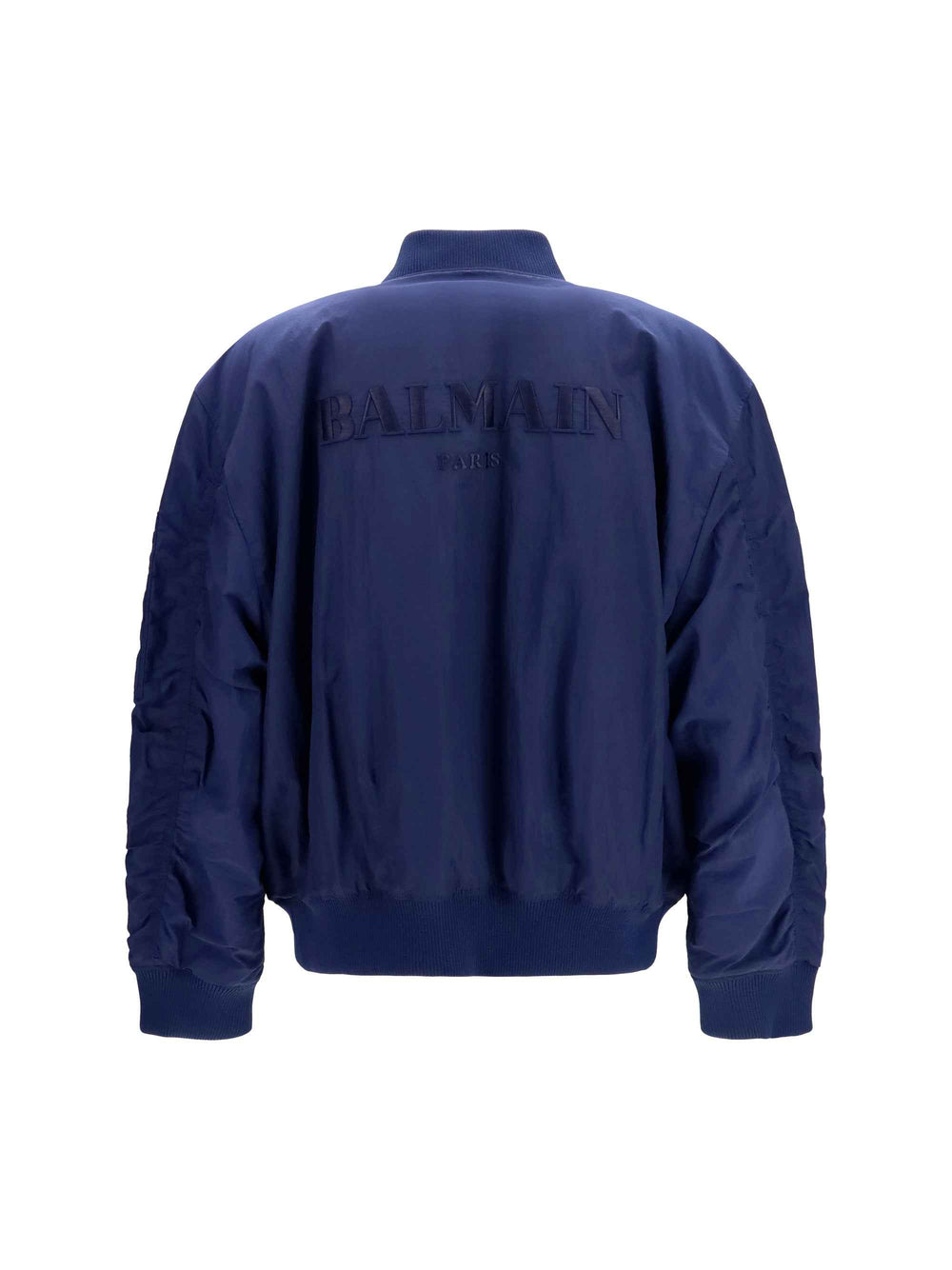 Nylon Bomber Jacket with embroidered back logo