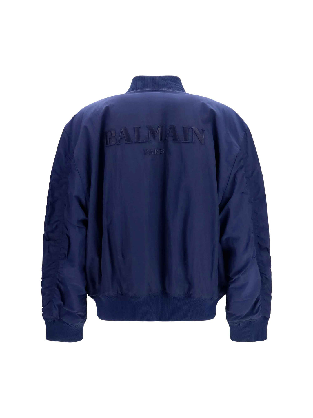 Nylon Bomber Jacket with embroidered back logo