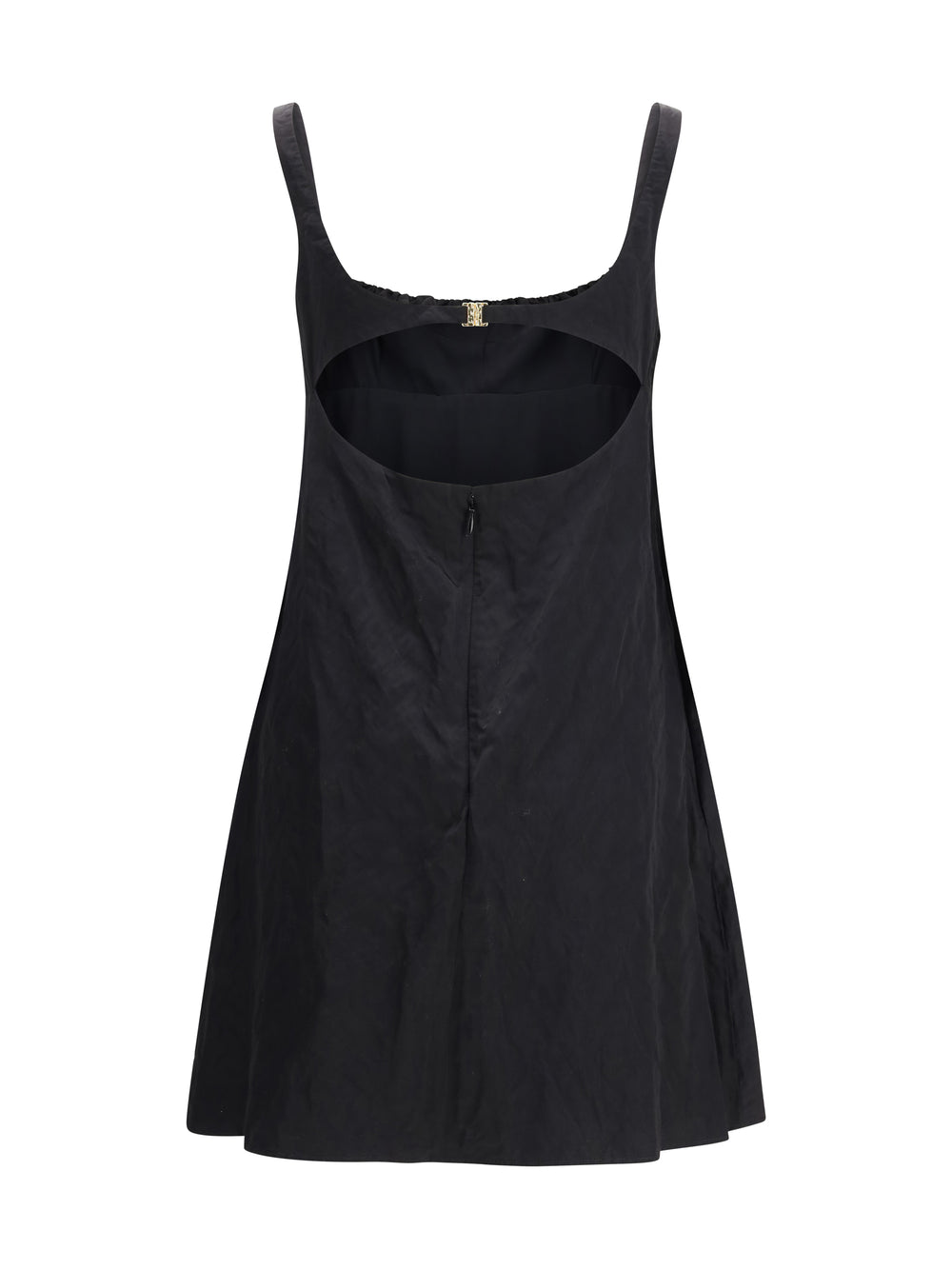 Mini Dress in washed technical satin 2
