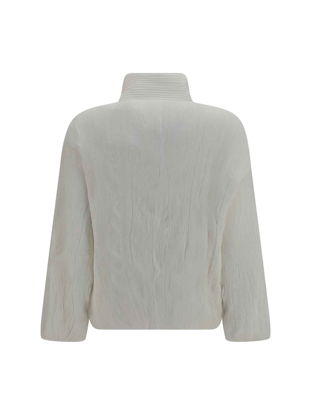Jacket short padded jacket with striped fabric