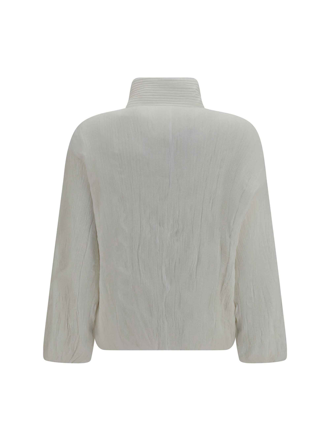 Jacket short padded jacket with striped fabric
