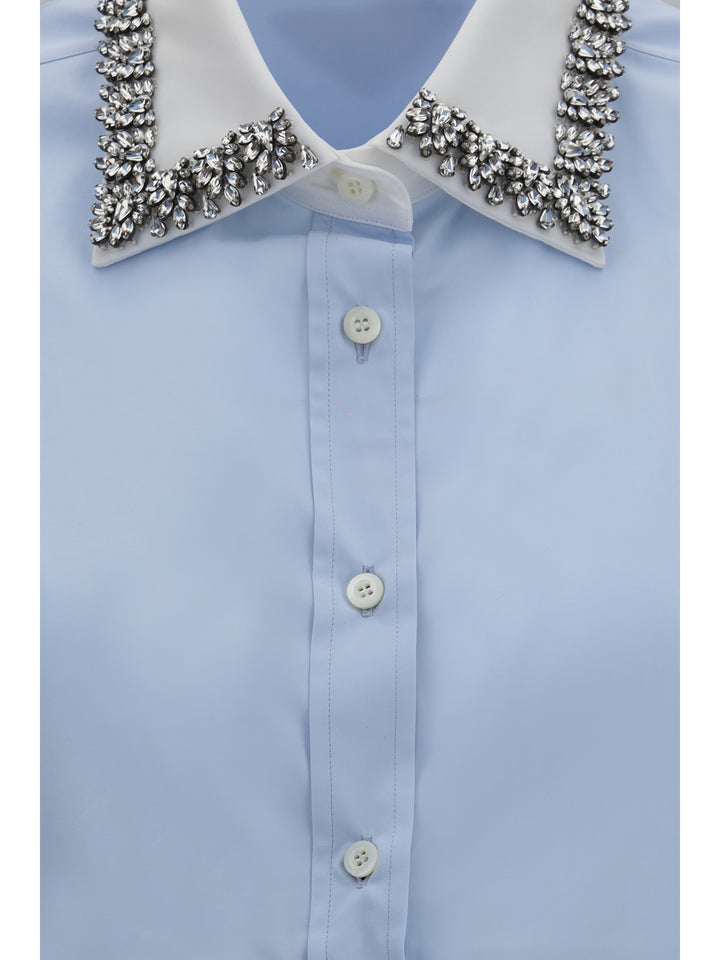Jewel-embellished collar Shirt 3