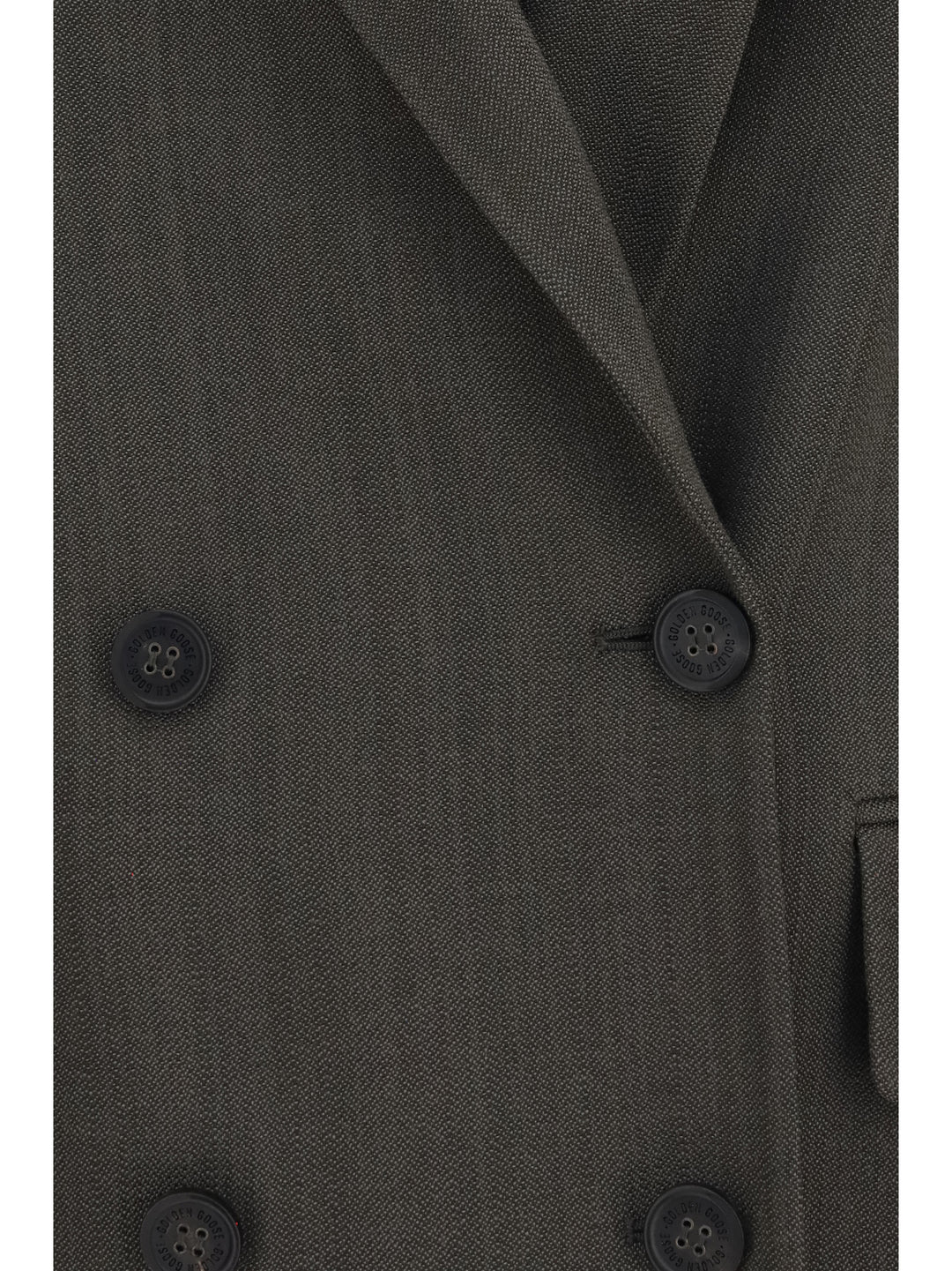 Double-breasted Blazer with drawstring 3