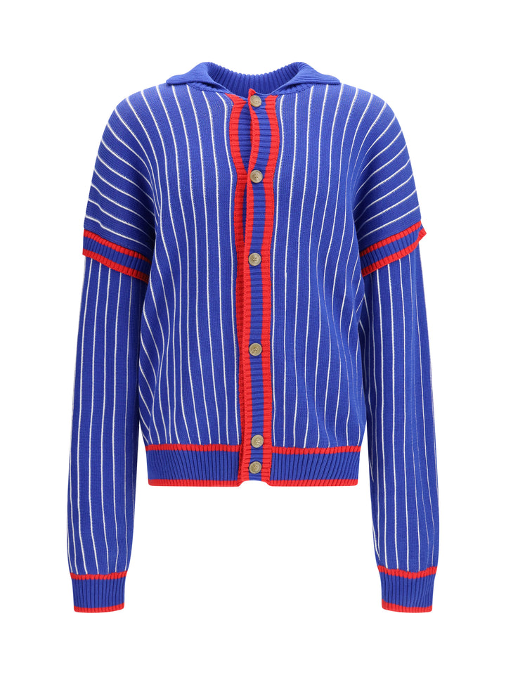 Pinstripe Cardigan 1