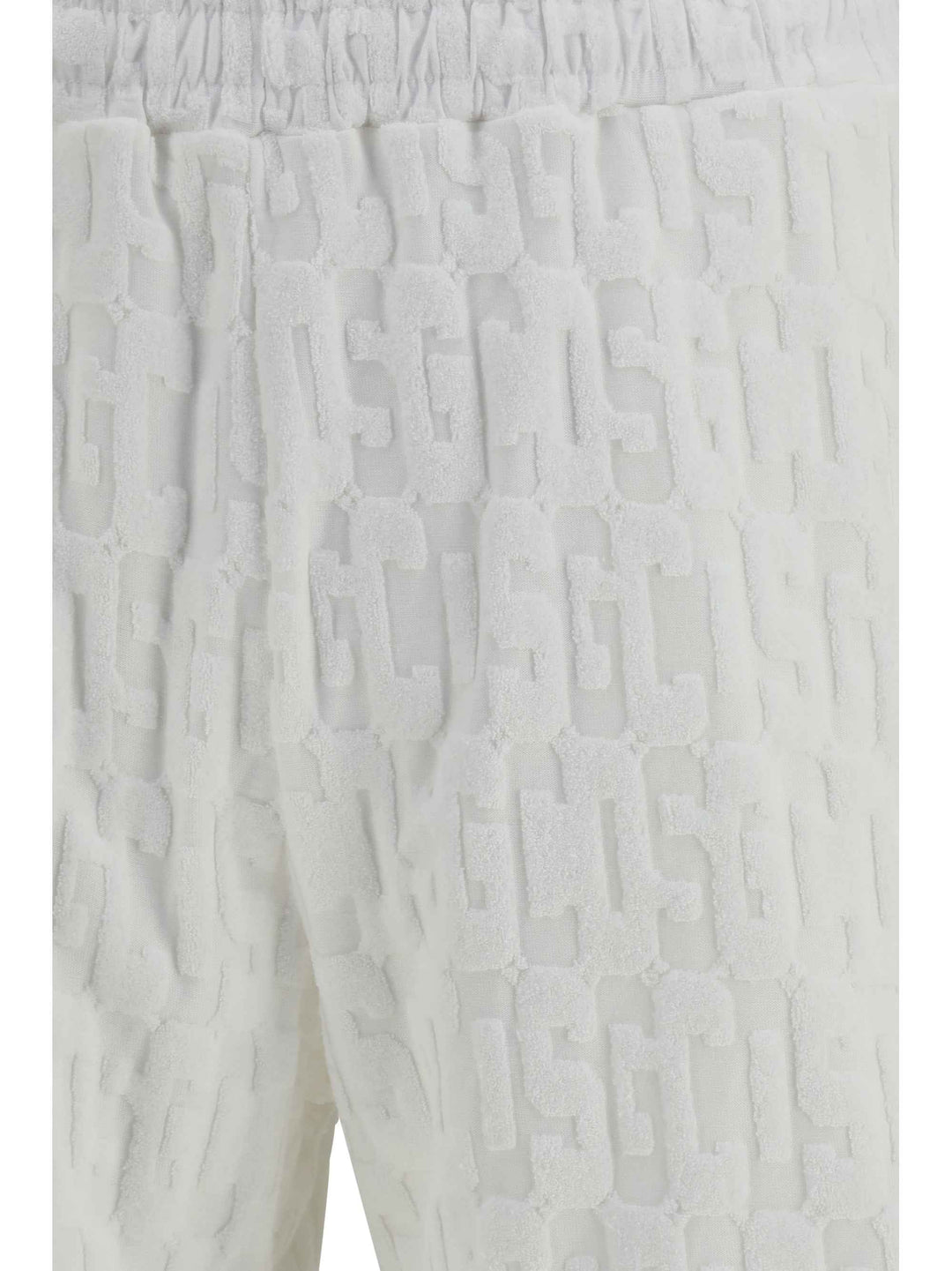 Shorts with all-over monogram